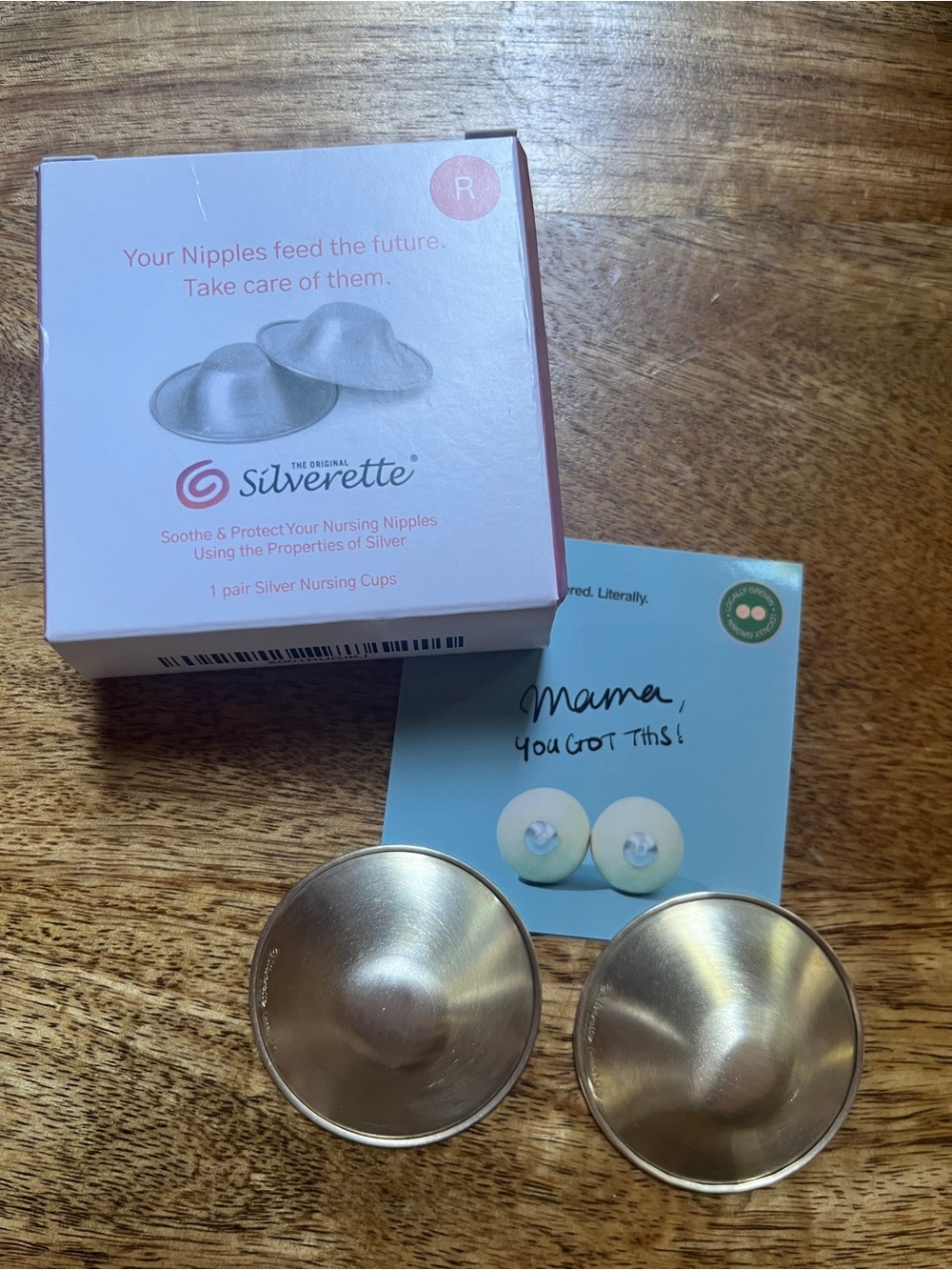 Silverette Original Silver Nursing Cups for Breastfeeding